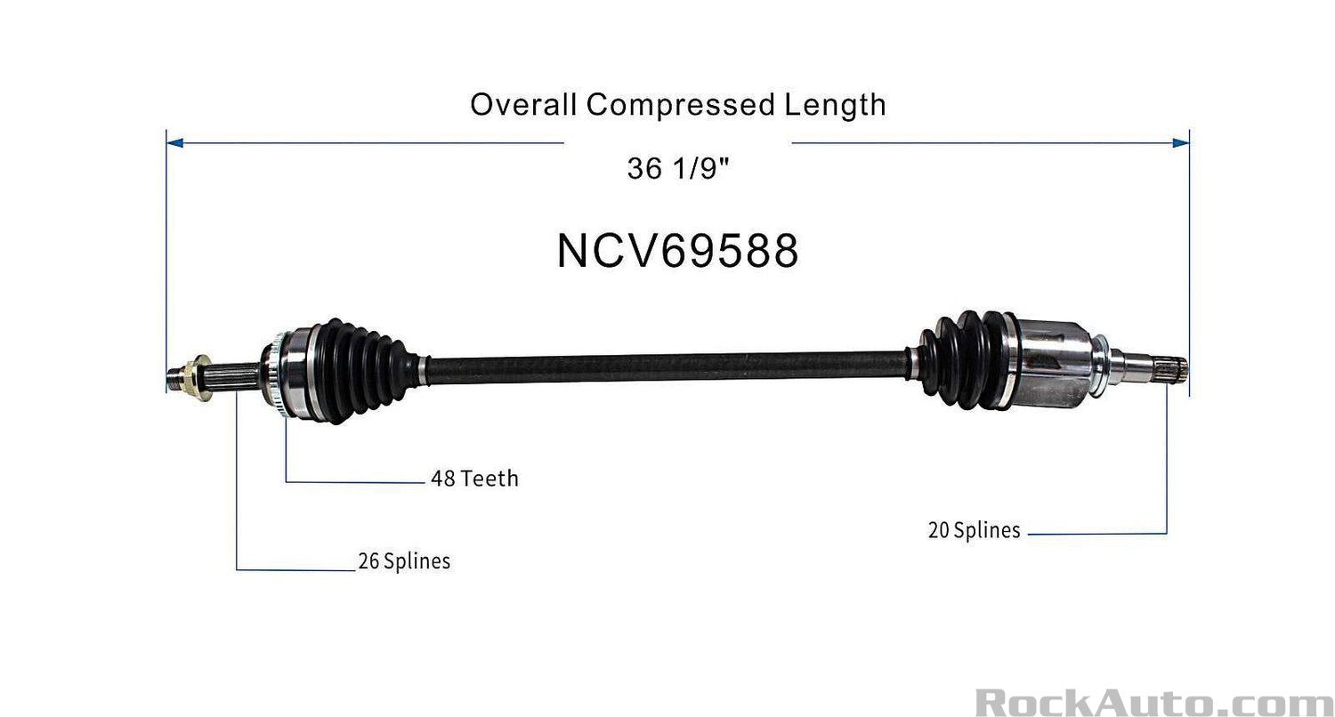 EJE COROLLA RH 2009-2019 NVC69588